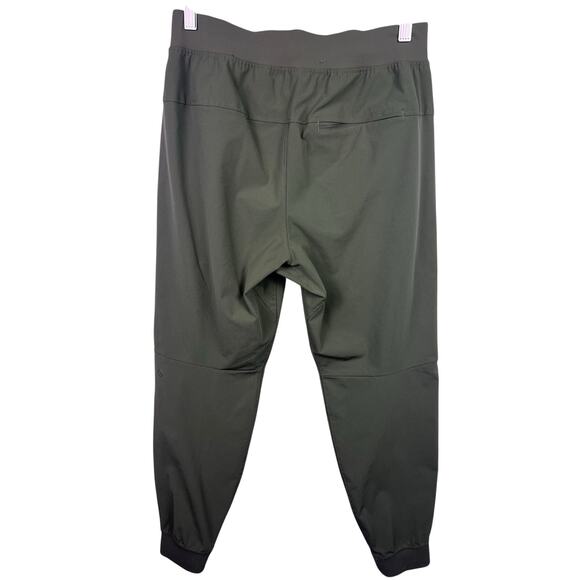 Lululemon ABC Jogger, Olive Green, Recycled Fabric, Casual Athleisure Pants - Picture 4 of 15